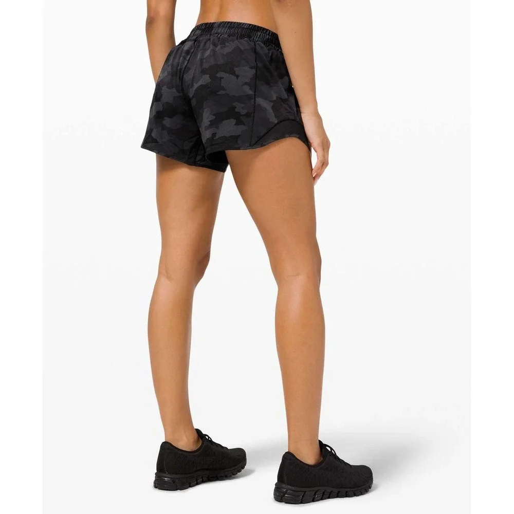 lululemon athletica Black Camo Tracker Shorts